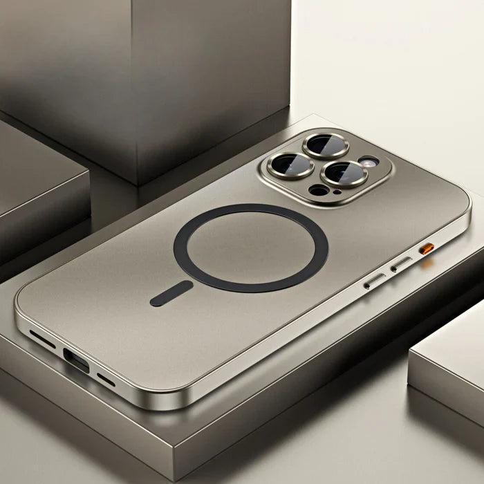 Stilrent Metall iPhone Deksel for Robust Beskyttelse