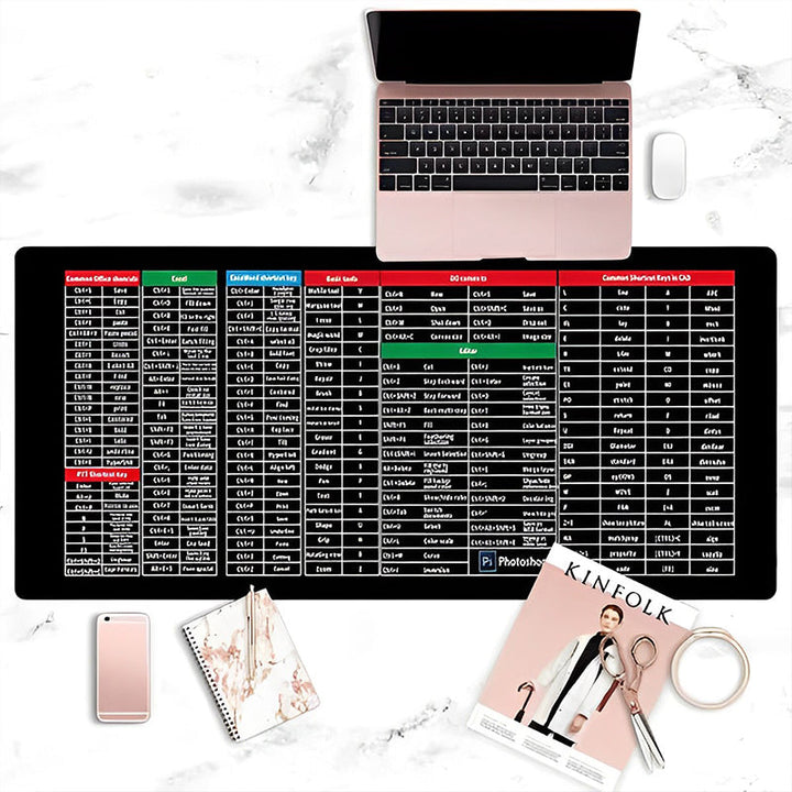 Anti-slip Tastaturmatte | Stor Størrelse &amp; Komfort