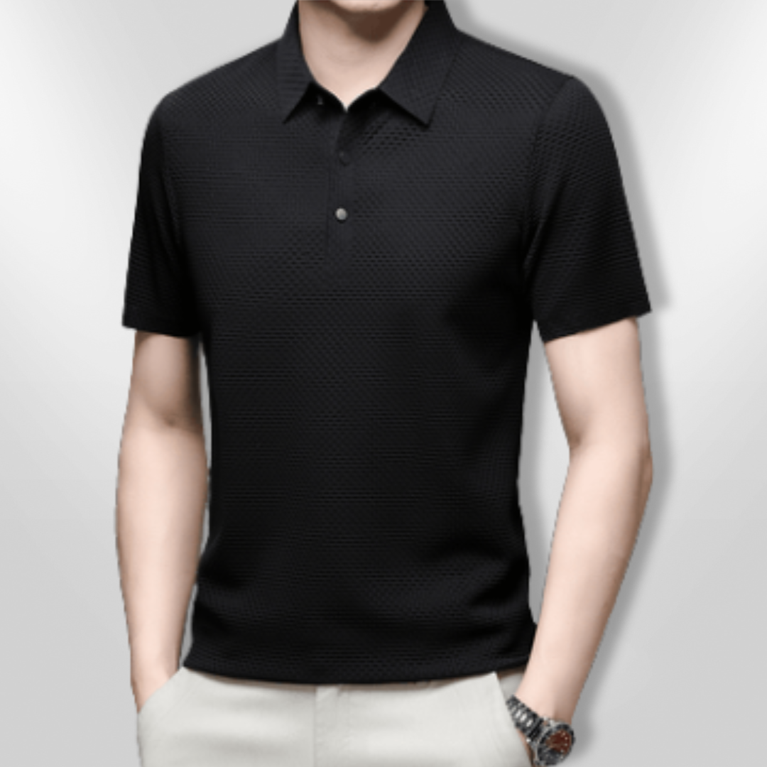 Herre Polo – Strukturert Design for Elegant Komfort