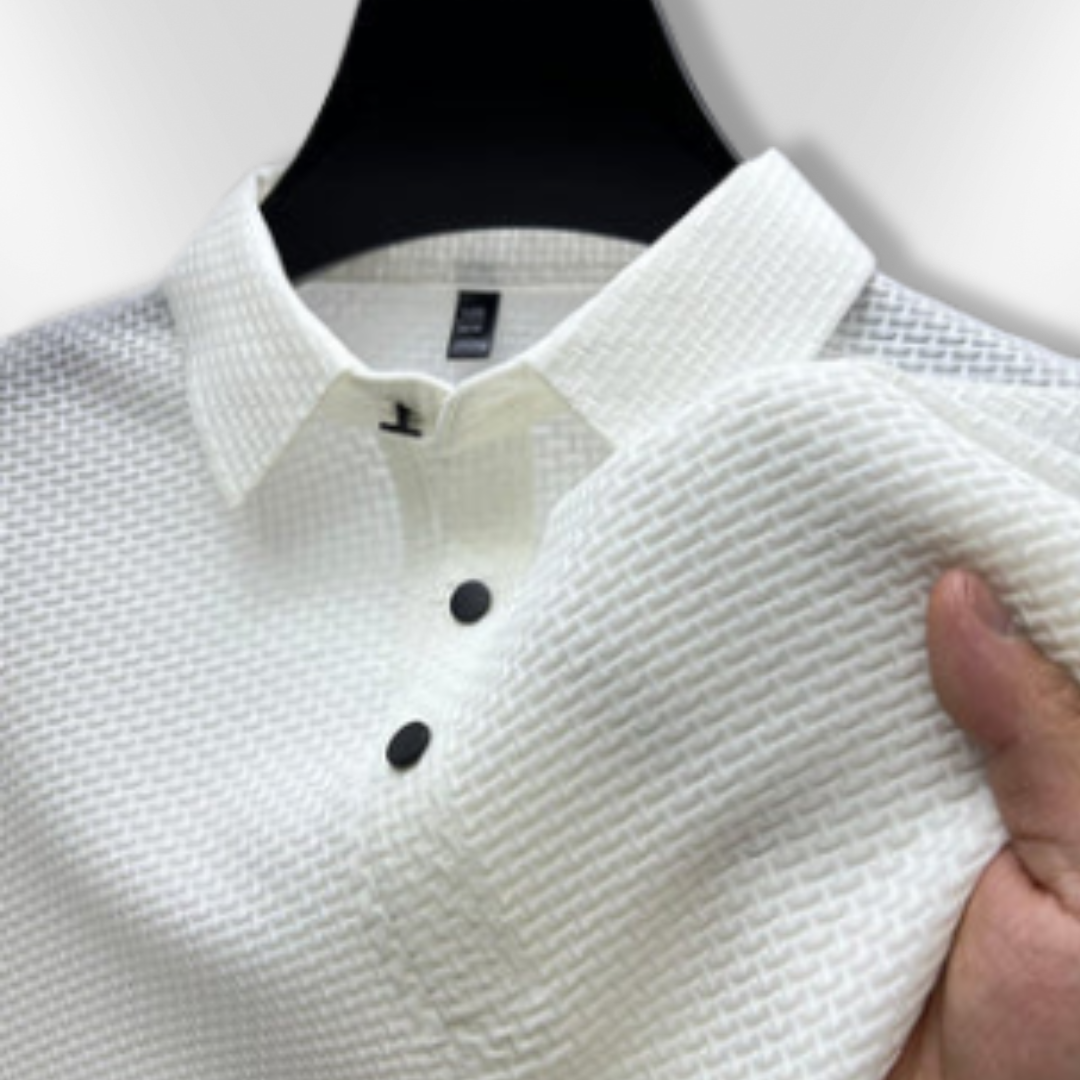 Herre Polo – Strukturert Design for Elegant Komfort