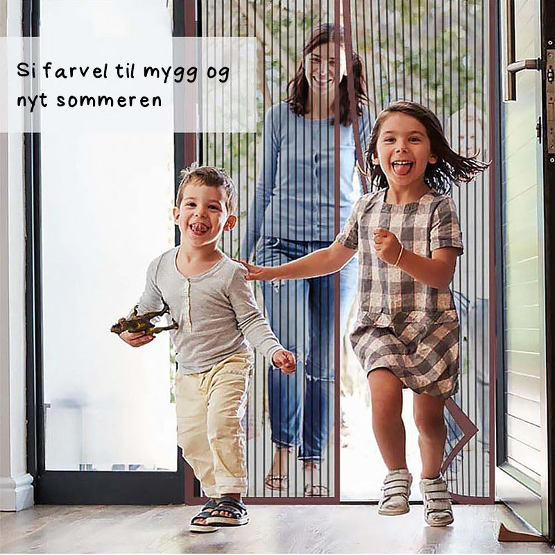 Magnetisk Skjermdør | Borrelås | Premium Mesh