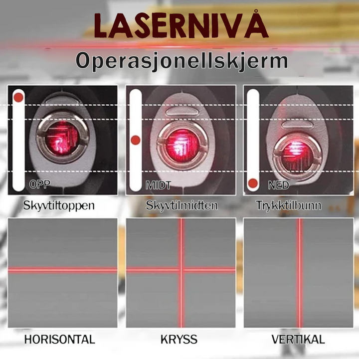Multifunksjonslasernivå - Presis Måling | Verktøy