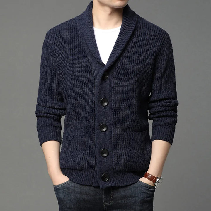 MAILLON - Cardigan menn Genser med knapper
