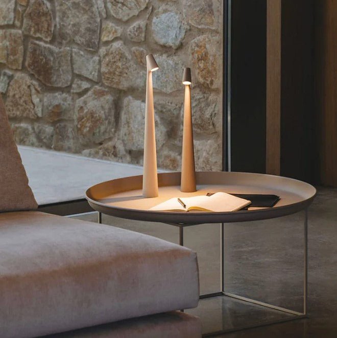 Dimbare LED Bordlampe - Trådløs Minimalistisk Design