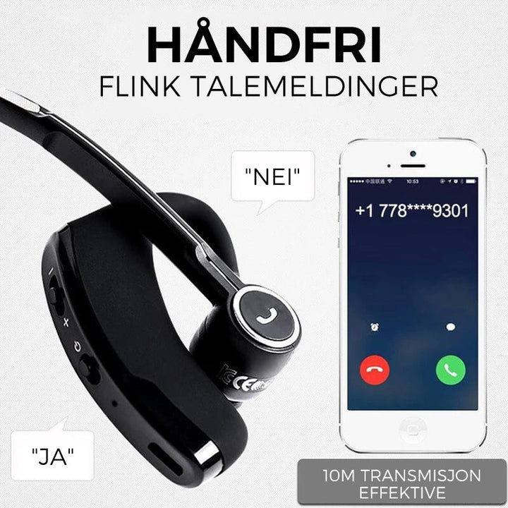 Trådløst Bluetooth Headset - Støydemping | Lavt Strømforbruk