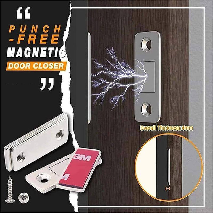 Ultratynn Magnetisk Dør- og Skaplås – Enkel Installering