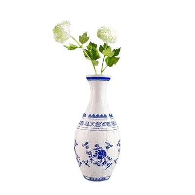 3D Puslespillvase for Hjemmet – Unik og Kreativ Blomsterdekorasjon