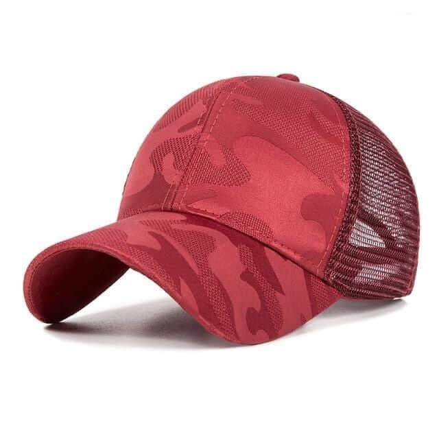 Unisex Baseballcap med Hestehaleåpning for Aktiv Hverdag