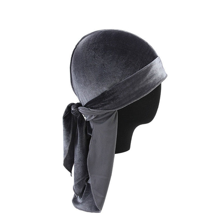 Unisex Premium Fløyel Durag for Hårstyling og Bølger