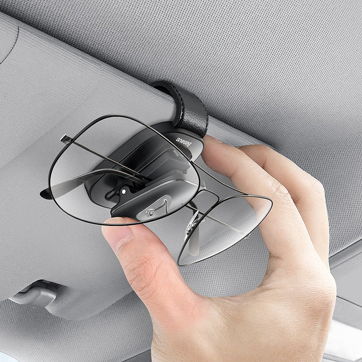 Universal Solbrilleholder til Bil – Enkel Organisering på Veien