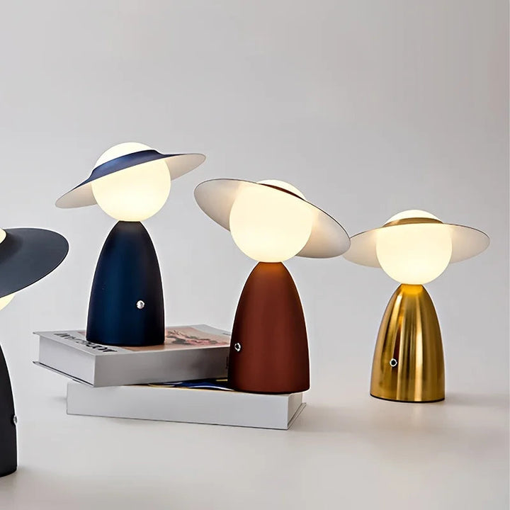 USB Oppladbar LED-Bordlampe – Berøringsdimmer