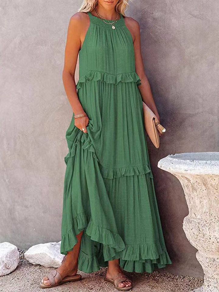 Amelia Robe Sans Manches - Élégance Estivale