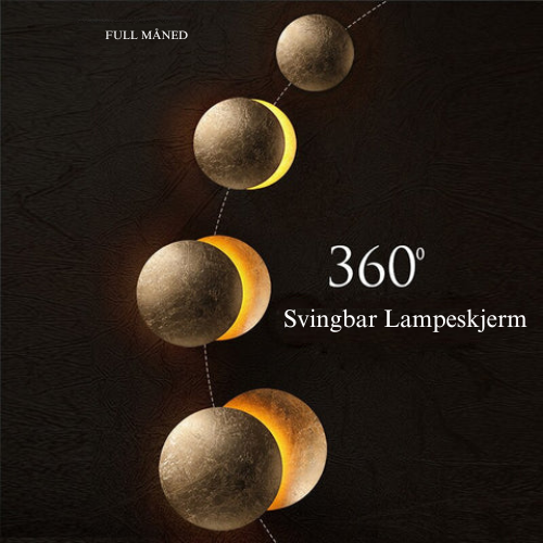 EclipseLamp | Vegglampe med Solformørkelse Effekt