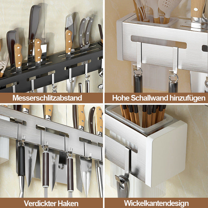 Veggmontert Knivholder for Kjøkken – Elegant &amp; Plassbesparende