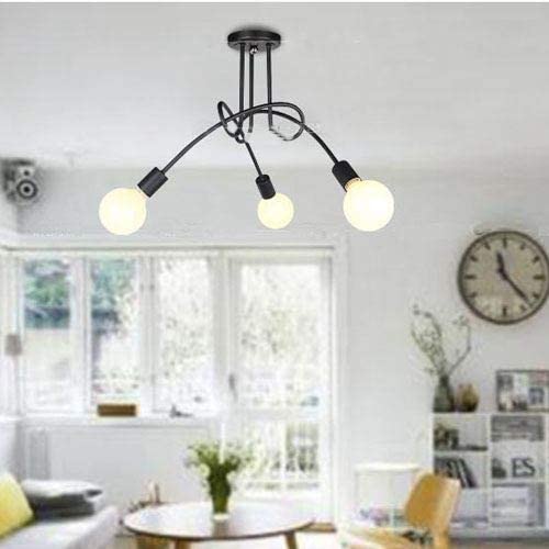 Vintage Sputnik Taklampe med Tre Lys