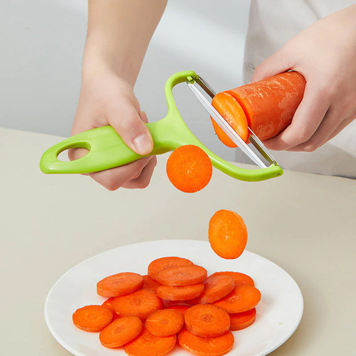 Y-skreller med Bredt Blad - Rustfritt Stål og Plast
