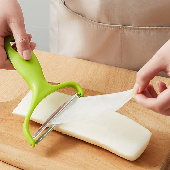 Y-skreller med Bredt Blad - Rustfritt Stål og Plast